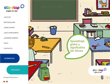 Tablet Screenshot of clipclap.es